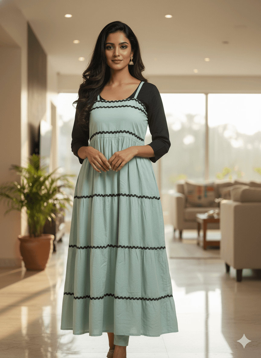 Ric-Rac Tiered Maxi